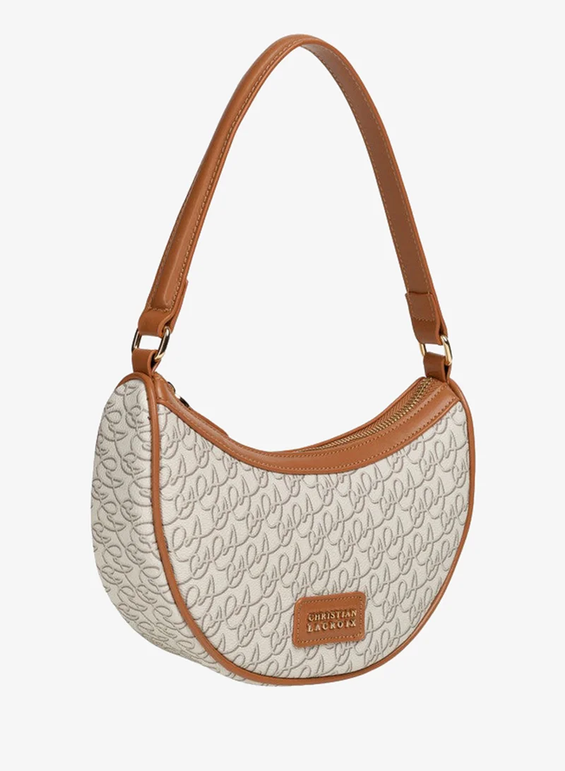 كريستيان لاكروا Christian Lacroix Women's Aficionados Half-Moon Bag - Beige