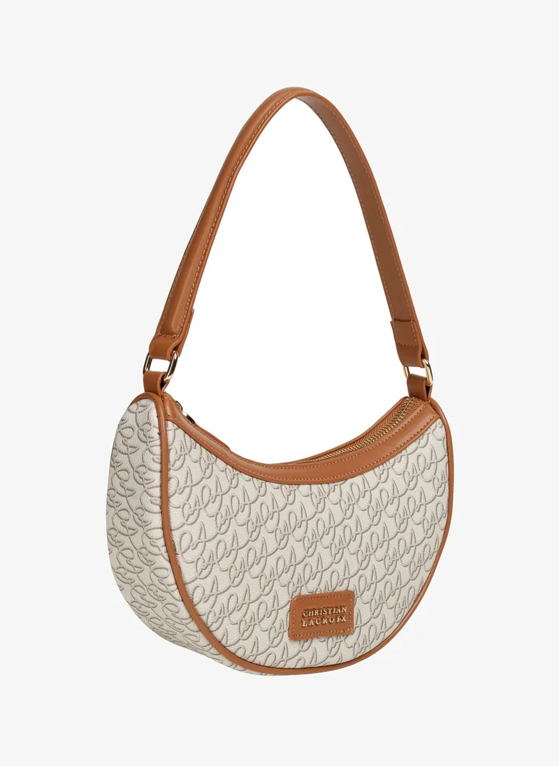 Christian Lacroix Christian Lacroix Women's Aficionados Half-Moon Bag - Beige