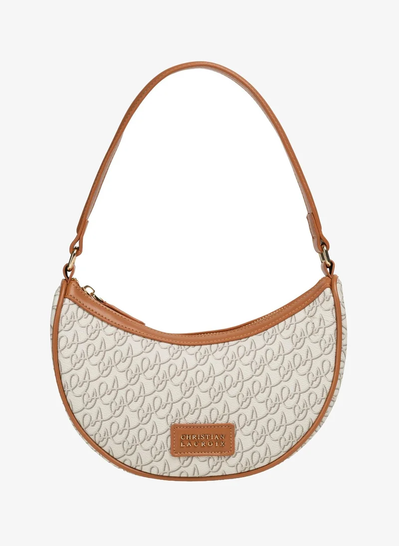 Christian Lacroix Christian Lacroix Women's Aficionados Half-Moon Bag - Beige