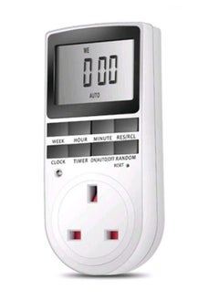 LCD Digital Programmable Timer Switch Socket Electronic UK Plug