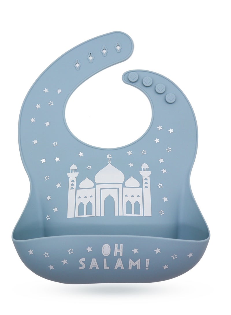 ONCE UPON A DUA Lux Silicone Baby Bib - Image 1