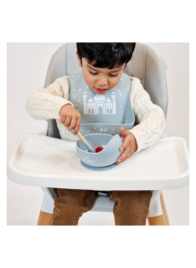 ONCE UPON A DUA Lux Silicone Baby Bib - Image 2