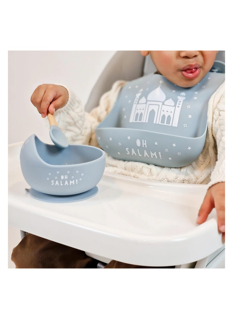 ONCE UPON A DUA Lux Silicone Baby Bib - Image 3