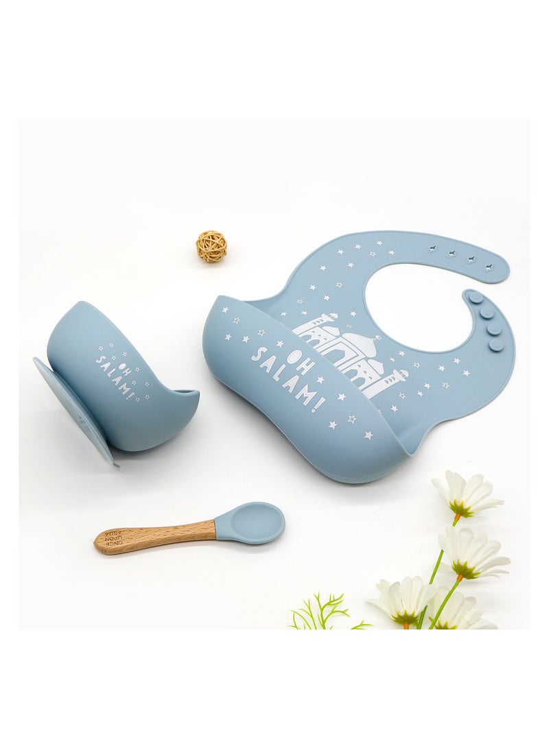 ONCE UPON A DUA Lux Silicone Baby Bib - Image 4