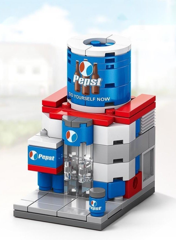 Y&D لعبة بناء كتل متجر بيبست في الشارع مكونة من 99 قطعة - Image 1