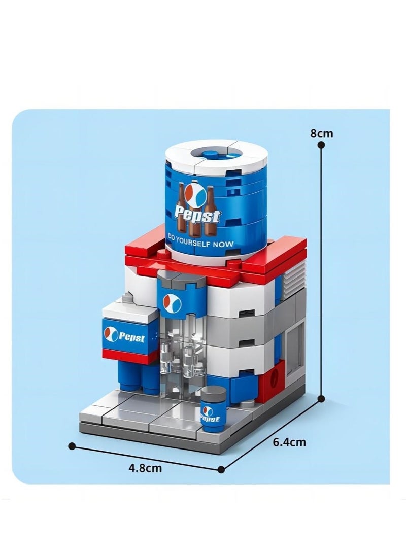 Y&D لعبة بناء كتل متجر بيبست في الشارع مكونة من 99 قطعة - Image 2