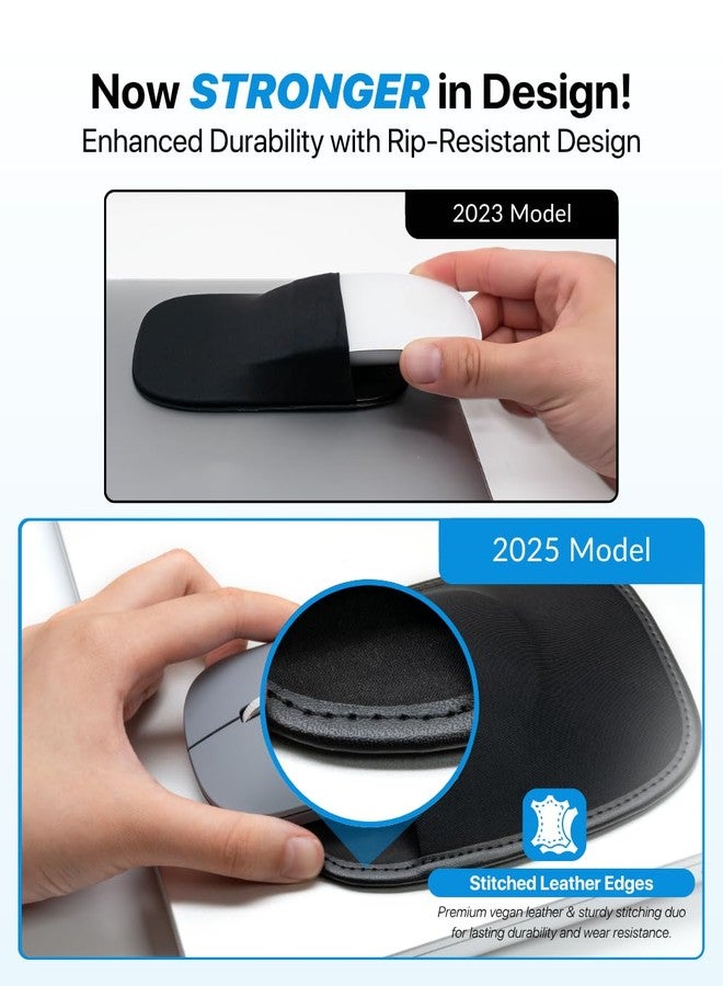 Afterplug Stick-On Mouse Pouch, Adhesive Holder Compatible with Logitech Anywhere, Pebble & Pop, Magic Mouse 1 & 2 (not for Oversize Mouse), Black - Image 3