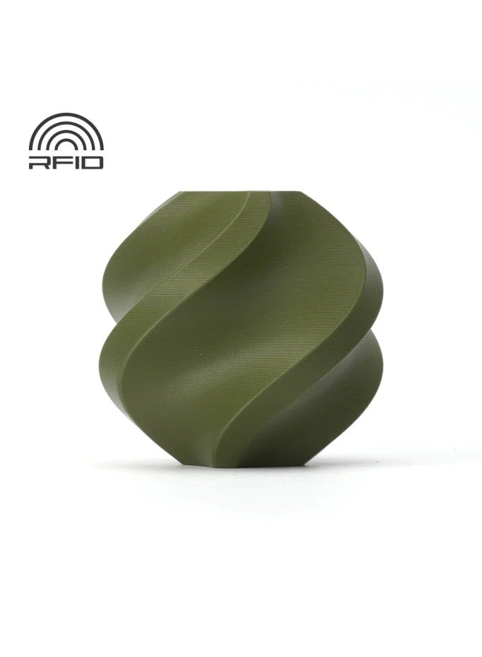 Bambu Lab PLA Matte Dark Green (with Spool), 1.75mm, 1KG Dark Green