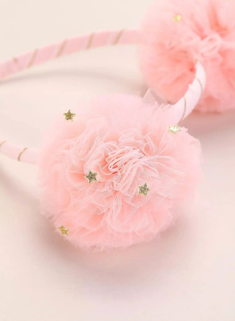 2pcs Toddler Girls Mesh Hair Hoop  - Image 3