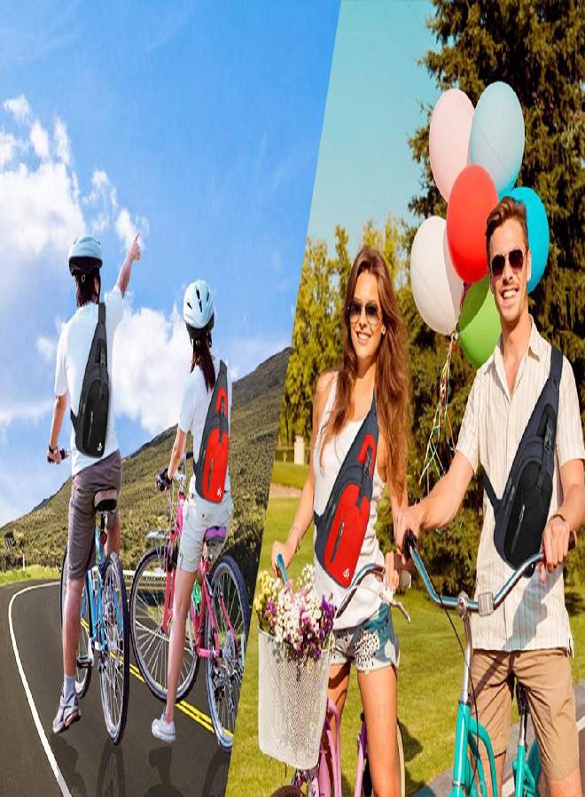 Y&R Direct Y&R Direct Sling Bag Sling Backpack,Shoulder Chest Crossbody Bag Purse Nylon Lightweight Multicolor Small Daypack Outdoor Hiking Camping Travel Women Men Gifts - Image 3