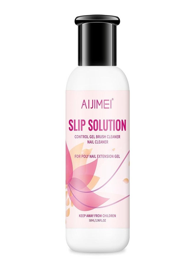 AIJIMEI حل انزلاق أيجيمي لأظافر الجل البوليمري لحل انزلاق أظافر الجل البوليمري لفن الأظافر للمبتدئين والمحترفين (58 مل/2 أونصة سائلة) - Image 1