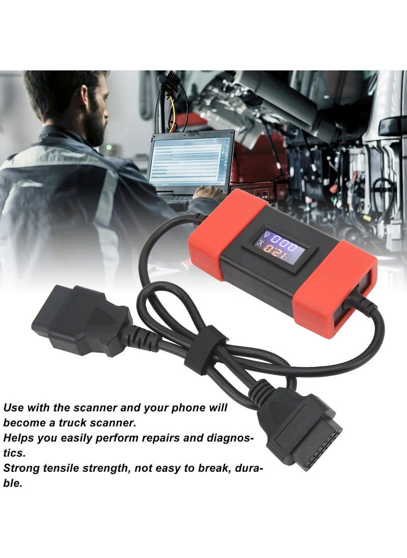 Launch Tech USA 24v to 12v Heavy Duty Truck Adaptor for Launch X431 EasyDiag 3.0 2.0 Golo 3 diagzone pro xpro5 xdiag OBD Adapter Converter  - Image 2