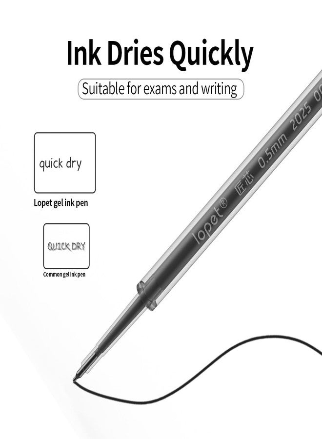 lopet 4Pcs Cute Retractable Gel Ink Pens 0.5mm ST Nib Black Ink Smooth Writing Quick Dry Students School Office Stationery Supplies for Women Men Cute Birthday Gifts - Image 4