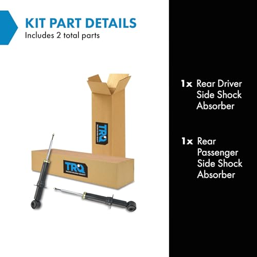 TRQ Rear Shock Absorber Set Compatible with 2003-2006 Ford Expedition - Image 2