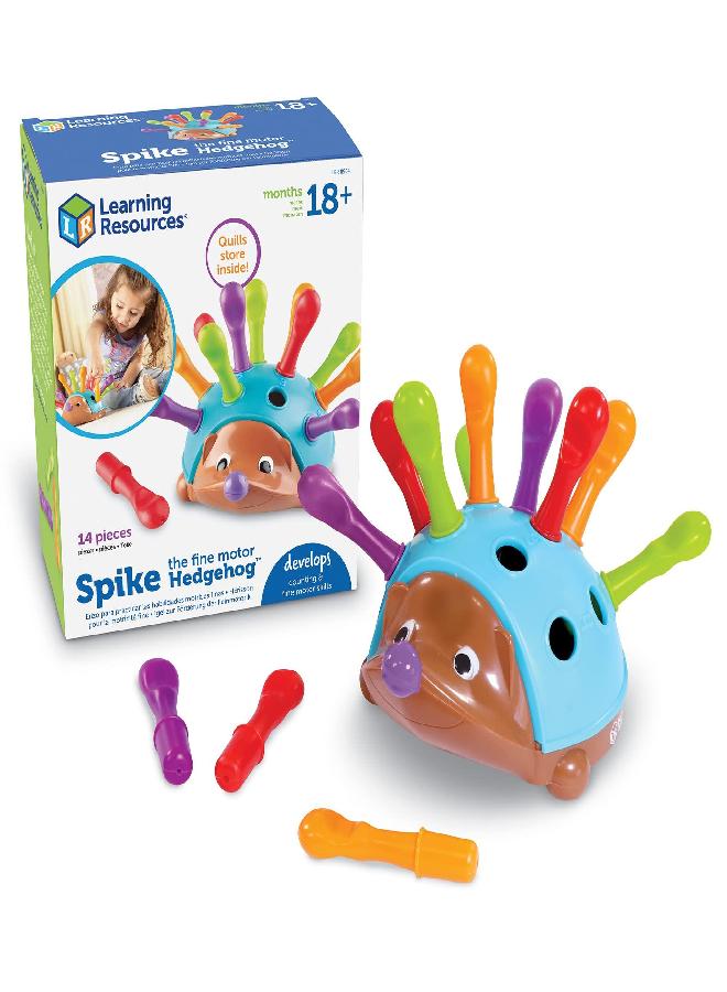 Learning Resources Learning Resources Spike The Fine Motor Hedgehog - 14 Pieces, Ages 18+ months Toddler Learning Toys, Fine Motor and Sensory Toys, Educational Toys for Toddlers, Montessori Toys - Image 1