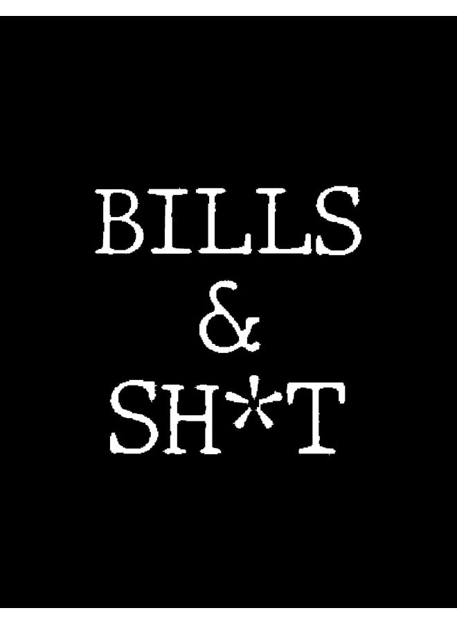 Bills & Shit: Adult Budget Planner, Weekly Expense Tracker, Monthly Budget, Budget Planner Book, Daily Planner Book, Bill Tracking - Image 1