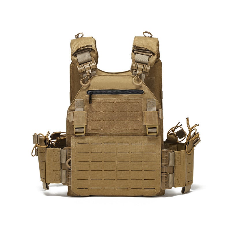 Waterproof Oxford MOLLE Tactical Vest with Quick-Release Buckles for Men and Women - Image 1