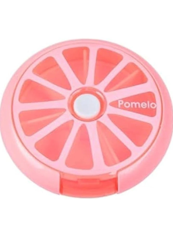 Generic Weekly 7 compartments large medicine pill organizer-PINK  - Image 4