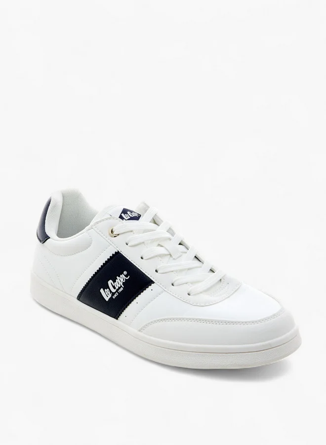 Lee Cooper Men's Logo Detail Lace-Up Sneakers