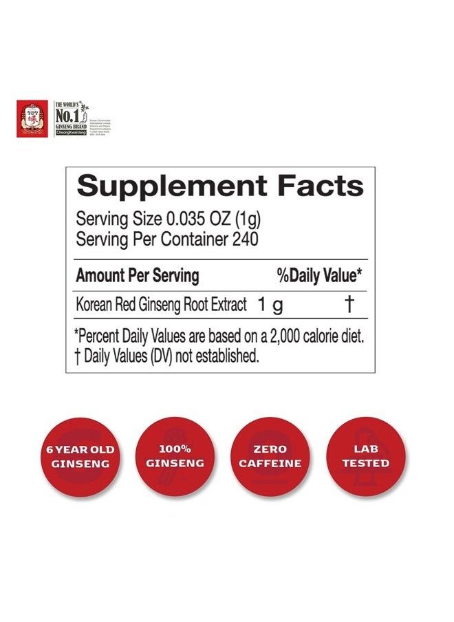 CheongKwanJang - Korean Red Ginseng Extract 240g [CheongKwanJang] Concentrated Panax Ginseng Root, Natural Energy Supplements - Image 1