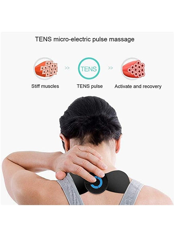 JS Portable Mini Massager Electric Neck Massager Cervical Massage Stickers - Image 2