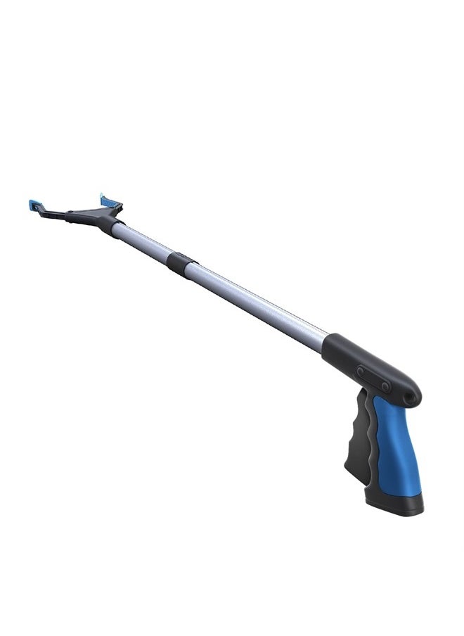 FitPlus PowerGrip T9, Grabber Reacher Tool, Wide Jaw, Foldable, Steel Cable, with 96 Grip Points for Firm Grip, 32" with Magnet  - Image 1