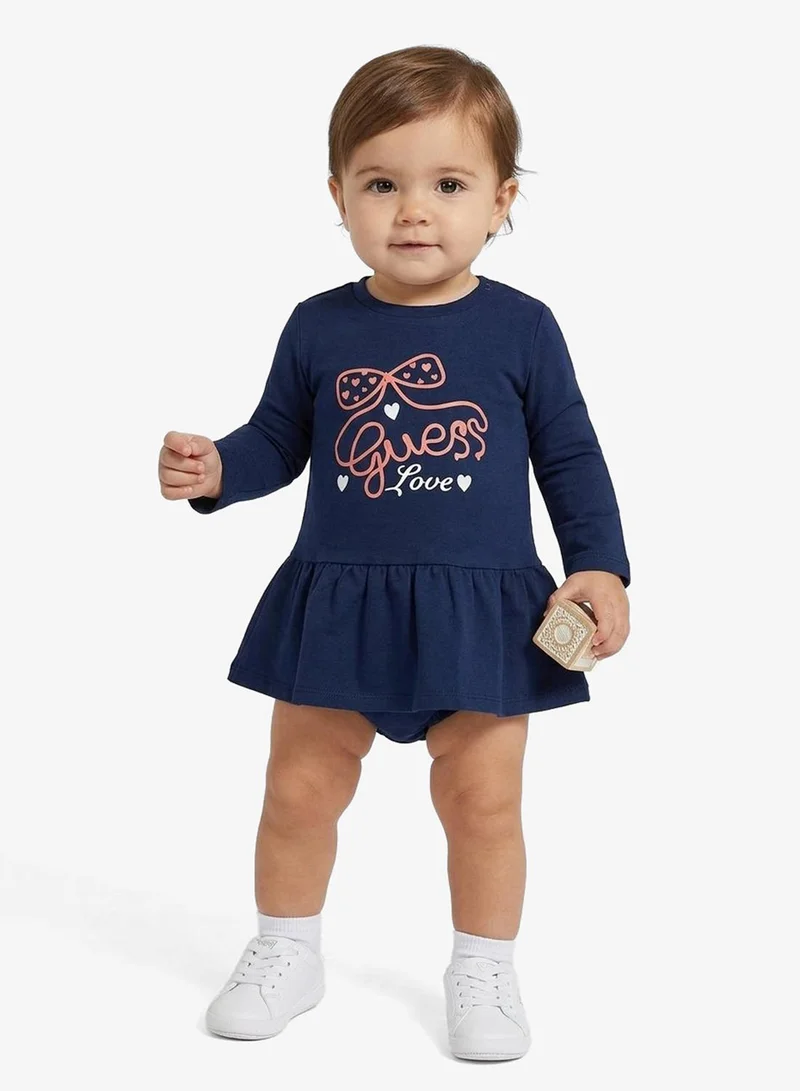 GUESS Infant Long Sleeve Mini Dress And Panty