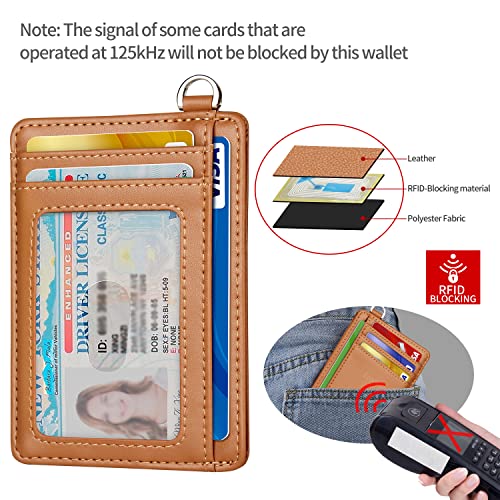 EcoVision Slim Minimalist Front Pocket Wallet, RFID Blocking Credit Card Holder Wallet with Detachable D-Shackle for Men Women - Image 4
