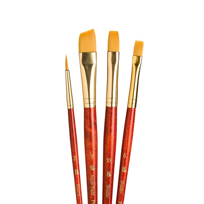 Princeton RealValue Paintbrush, Red - Image 1