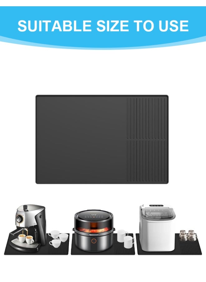 Coffee mat, coffee pot mat, coffee table mat, coffee machine mat, Easy to clean non-slip separation silicone pad.  - Image 5