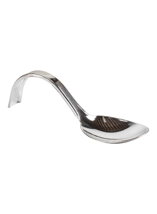 Restaurantware 4 Inch Tasting Spoons, 100 Disposable Appetizer Spoons - Curved Handle, Pair With Appetizers or Desserts, Silver Plastic Sample Spoons, For Parties Or Special Occasions,  - Image 2