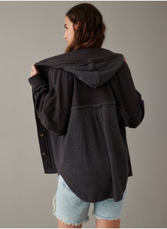 American Eagle AE Hooded Shacket  - Image 5