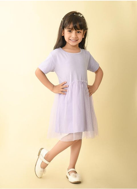 Neted Dropwaist Dress