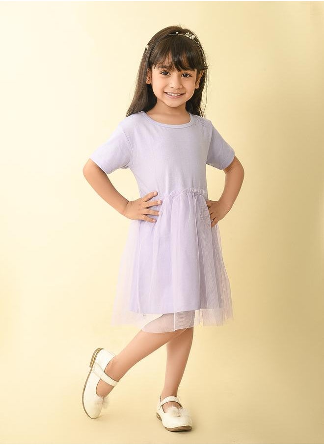 LILPICKS Neted Dropwaist Dress  - Image 1