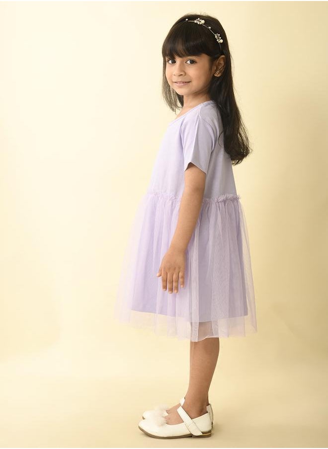 LILPICKS Neted Dropwaist Dress  - Image 3