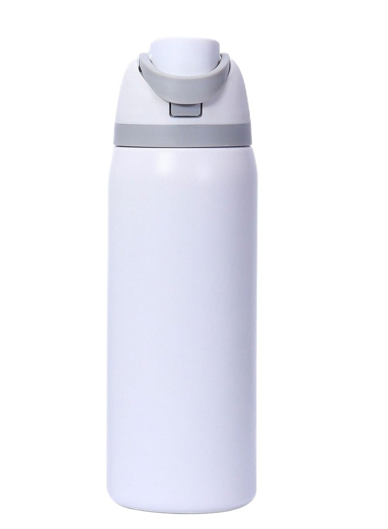 GIFUBOWA Insulated Stainless Steel Water Bottle 950ml With Cover Lid BPA-Free Reusable Insulated Thermos Keeps Cold for 24 Hours for Men Women - Image 1