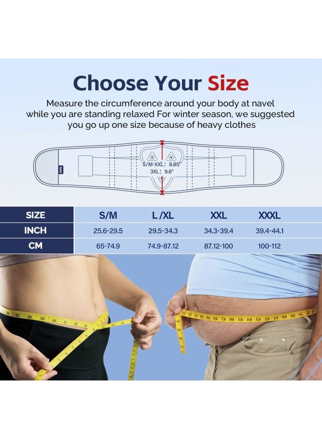 FEATOL Back Brace Lumbar Support-Back Brace for Lifting, Back Pain, Sciatica, Scoliosis, Herniated Disc-Lower Back Brace with Removable Ergonomically Designed 3D Silicone Lumbar Pad for Men & Women - Image 4