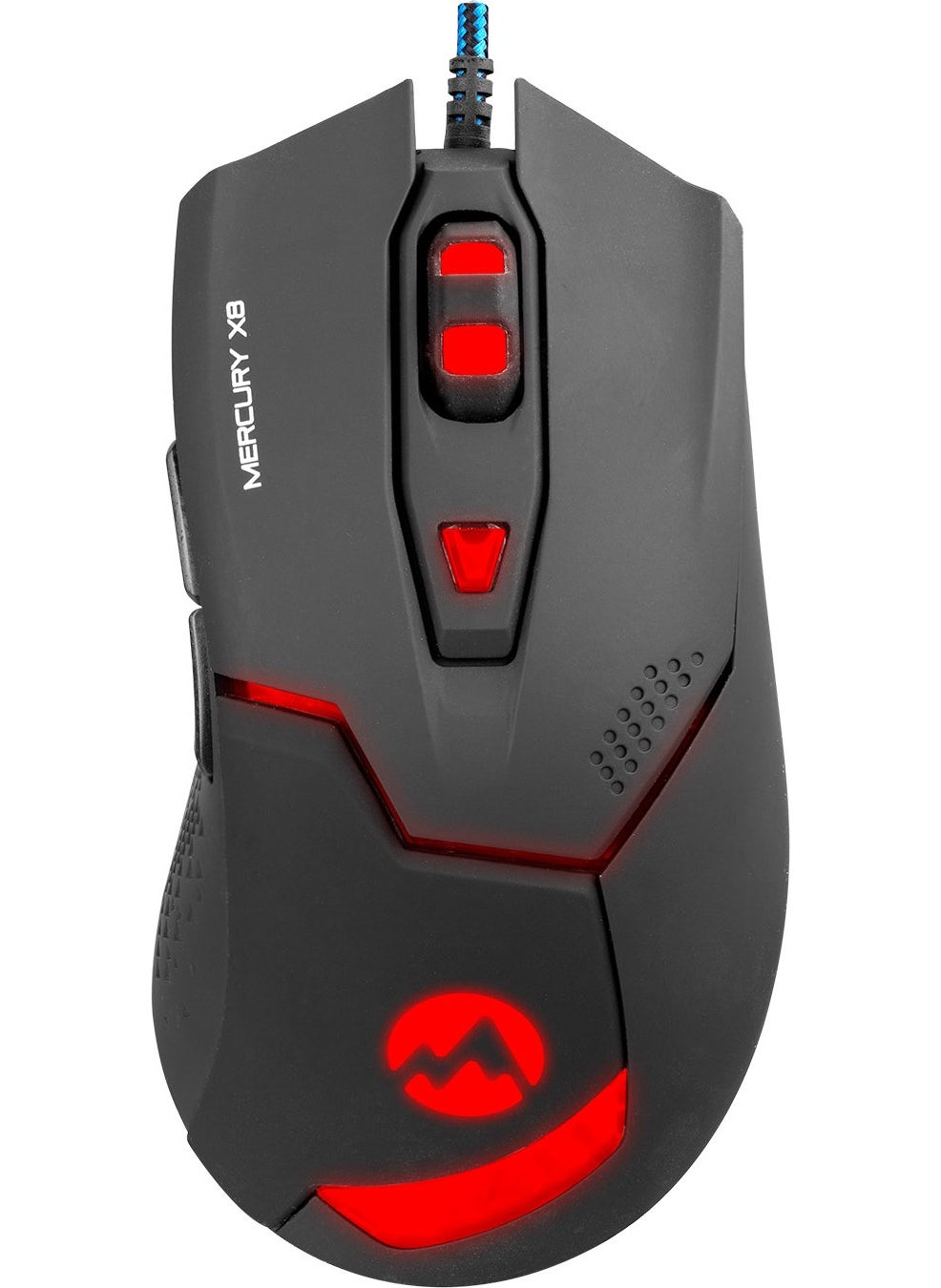 Everest Mercury X8 Usb Black 6D Optical Gaming Mouse  - Image 1