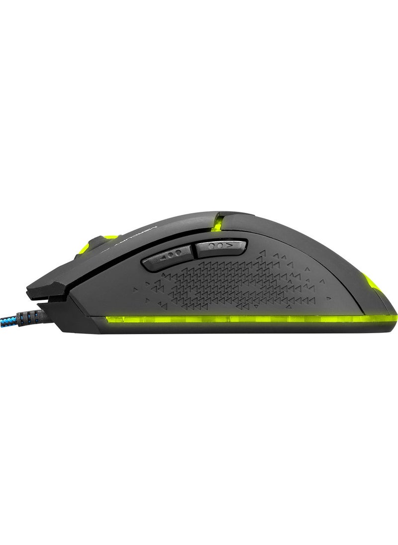 Everest Mercury X8 Usb Black 6D Optical Gaming Mouse  - Image 5