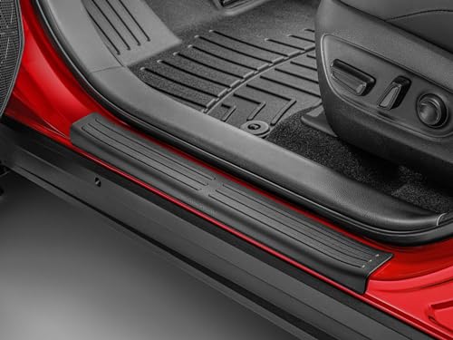 WeatherTech واحد حماية السطح WeatherTech - حماية مخصصة مقاومة للصدمات لعتبة باب السيارة لتويوتا RAV4 هايبرد، RAV4 برايم، مجموعة 4 أبواب RAV4-4 - ST001K1، أسود - Image 3