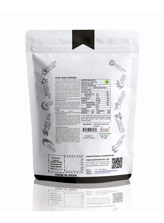 Heilen Biopharm Heilen Biopharm Aloe Vera Leaf Powder For Health Improvement - 400 g Pack of 1  - Image 2