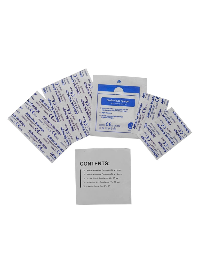 King Mariot Pack of 10 | Sterile Gauze Sponges | 2 inch by 2 inch | Highly Absorbent | Ideal for Wound Cleaning and Protection  - Image 1