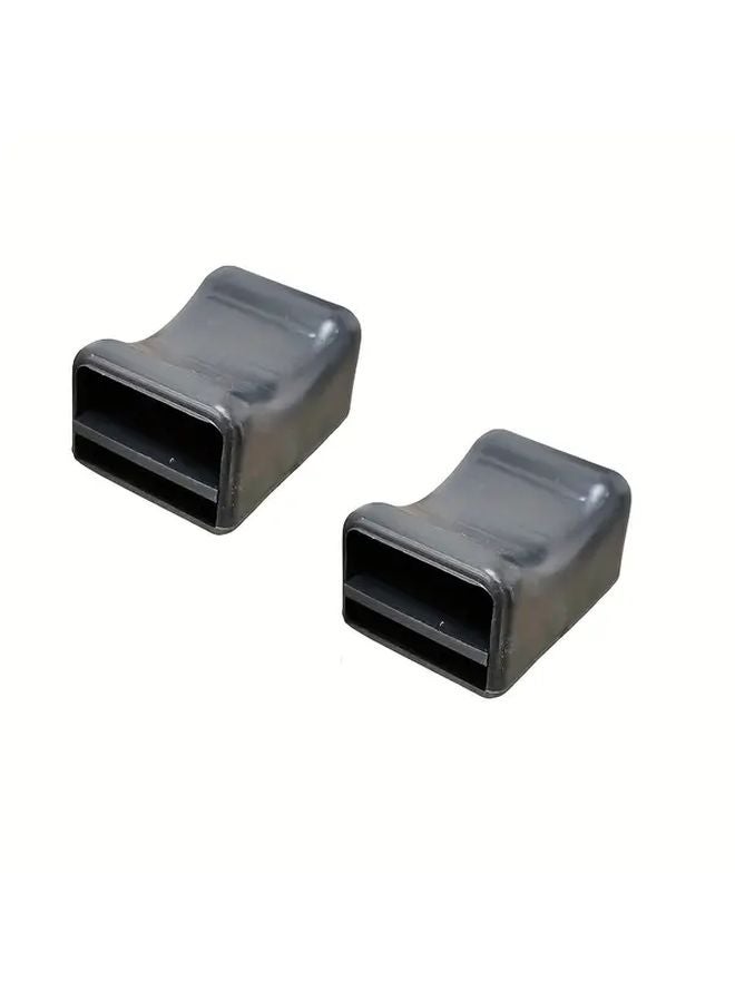 قطعتان من وسادة محول عجلة حامل سقف الدراجة، مصنوعة من السيليكون المتين، مع تثبيت معزز وتركيب سهل. - Image 1