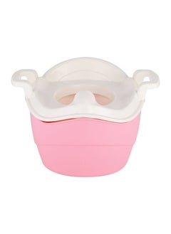 BABY PLUS Pink Portable Baby Potty Chair - Splash Shield With Removable Lid, Comfy High Back Rest, Ergonomic Design And Non-Slip Feet - Boy/Girl  - Image 3
