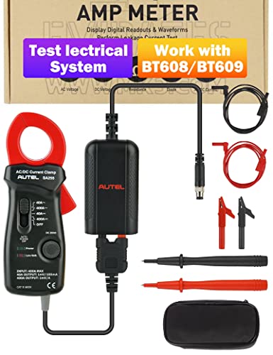 Autel Battery Tester Accessory Kit Autel BTAK Include Digital Multimeter and Current Clamp Compatible with MaxiBAS BT608BT609 Battery Analysis Tools Measures Voltage Current and Resistance - Image 1