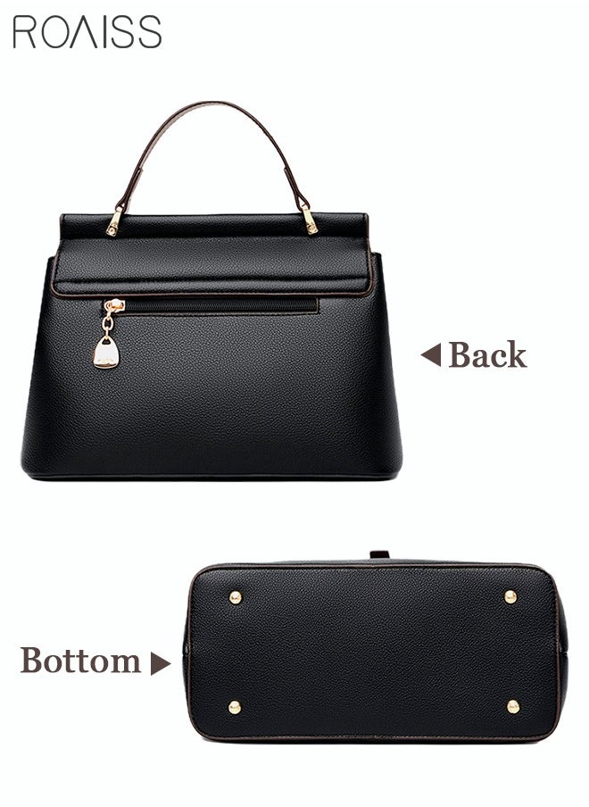 Texture Shoulder Crossbody Bag Fashion Elegant Exquisite Multi-pocket Charm High-Quality Fabric Large Capacity Handbag for Women/Mother/Girl Friend Gift Black - pzsku/Z671CF533FF9BC467D79EZ/45/_/1697012567/df4804fa-358f-4da3-b431-2ea50f2deaa1