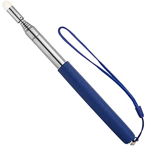 VOVIGGOL Long Telescopic Teacher Pointer Stick 39IN/ 100CM with Lanyard, Teaching Pointer for Classroom, Hand Pointer Extendable Presentation Pointer Retractable Pointer Whiteboard Pointer (Blue) - Image 1