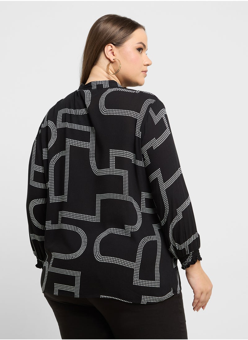 Only Carmakoma Printed button down shirt  - Image 2