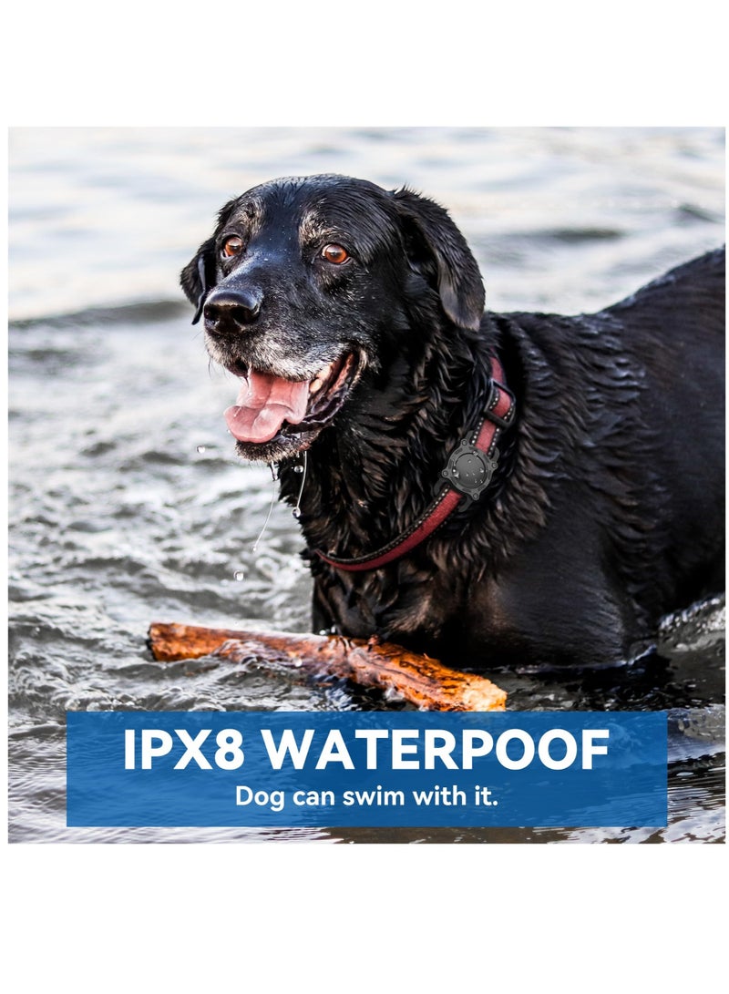 Excefore Waterproof Airtag Dog Collar Holder, 2 Pack Shockproof, Ultra Durable, Plastic And Silicone Pet Collar Case For Apple Air Tags, Anti Lost Protective Cover For Backpack, Fits All Width Collars - Image 3