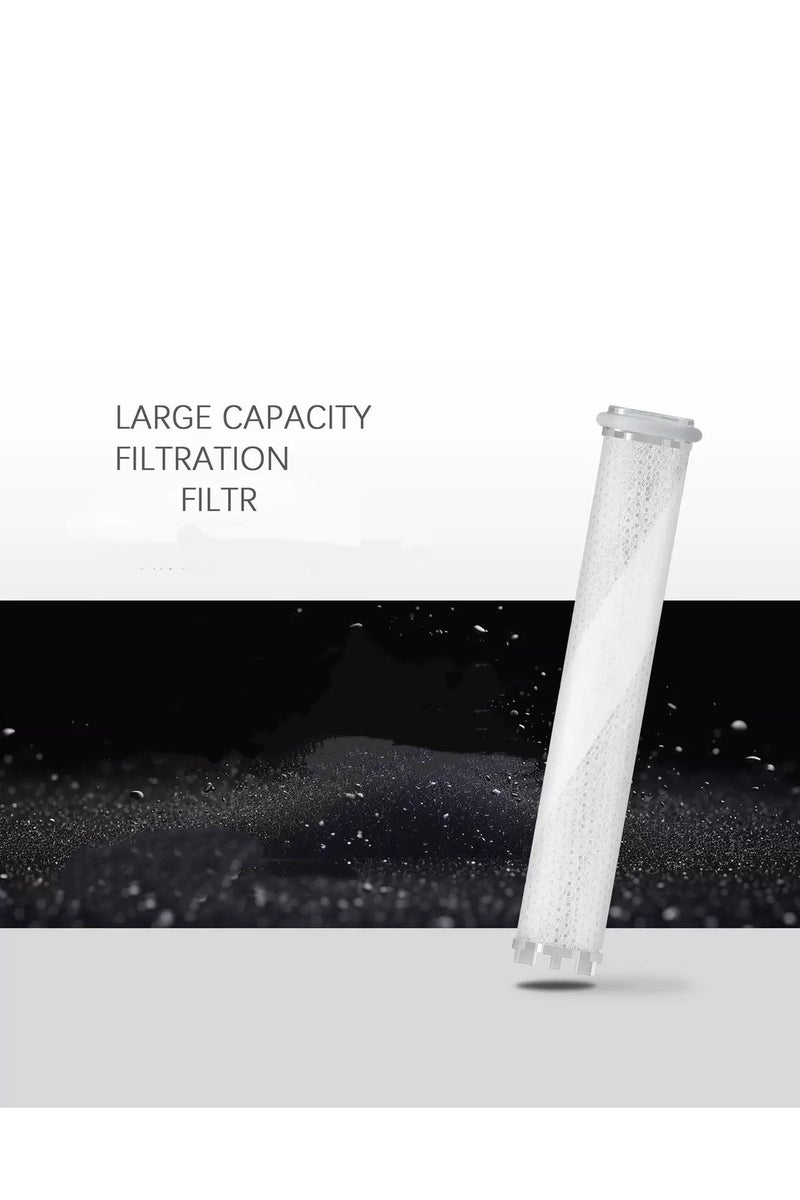 The shower  filter can effectively remove impurities and filter water quality. lt has a large capacity filter and comes with two filter cores . - Image 2